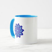 Mug Fleur d'oeil Abstraite et élégante customisée (Devant gauche)