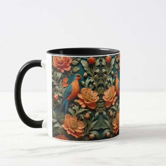 Mug Fleur d'oiseaux (Gauche)