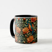 Mug Fleur d'oiseaux (Devant gauche)