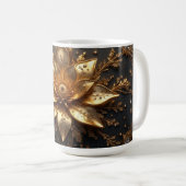 Mug Fleur d'Or Luxueuse (Devant droit)