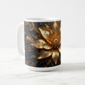 Mug Fleur d'Or Luxueuse (Devant gauche)
