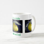 Mug Fleur d'orchidée Lady Slipper personnalisée (Devant droit)