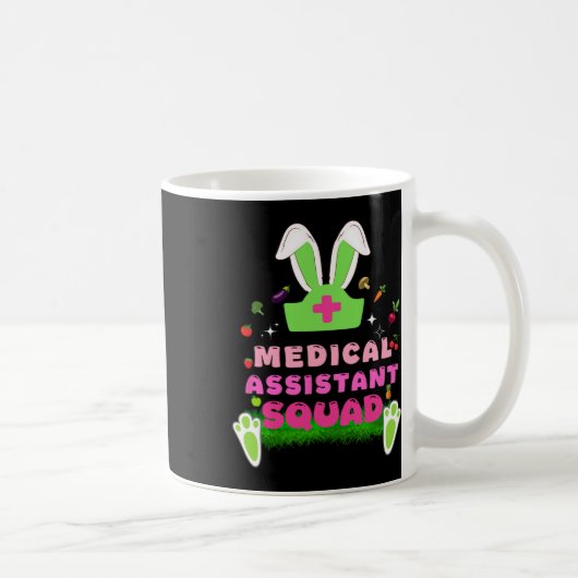Mug Fleur d'oreille de lapin Médicale rétro (Droite)