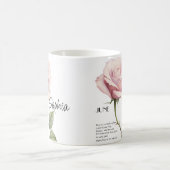 Mug Fleur du mois de juin personnalisée, (Centre)