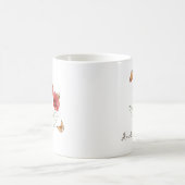 Mug Fleur du mois de naissance Coquelicot (Centre)