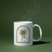 Mug Fleur du mois de naissance d'avril personnalisée