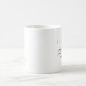 Mug Fleur du mois de naissance de janvier avec nom – Œ (Centre)