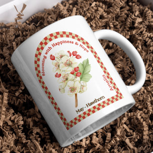 Mug Fleur du mois de naissance de mai personnalisée