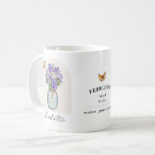 Mug Fleur du Mois de Naissance Février (Devant gauche)