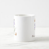 Mug Fleur du mois de naissance Iris (Centre)