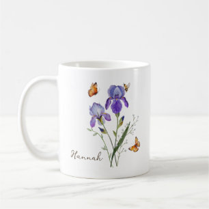 Mug Fleur du mois de naissance Iris