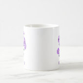 Mug Fleur du mois de naissance Violette violette (Centre)