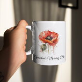 Mug Fleur écarlate, personnalisé