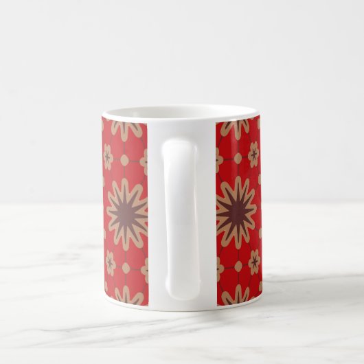 Mug Fleur Éclatante Écarlate (Poignée)