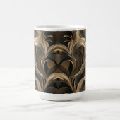 Mug Fleur Élégante Botanique Dorée (Centre)