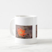 Mug Fleur en Orange (Devant gauche)