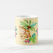 Mug Fleur et Confetti de singe mignonne (Centre)