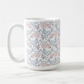 Mug Fleur et oiseaux Motif sans couture (Gauche)