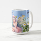 Mug Fleur Fairy in Rose robe Musique (Devant droit)
