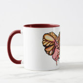 Mug Fleur Fée Jardin Fleurs Coeurs Fleurs Fées (Gauche)