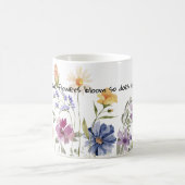 Mug Fleur fleur aquarelle cadeaux amant de café (Centre)