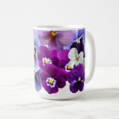 Mug Fleur Fleurie Pensée Violette (Devant droit)