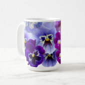 Mug Fleur Fleurie Pensée Violette (Devant gauche)