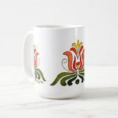 Mug Fleur folklorique hongroise (Devant gauche)