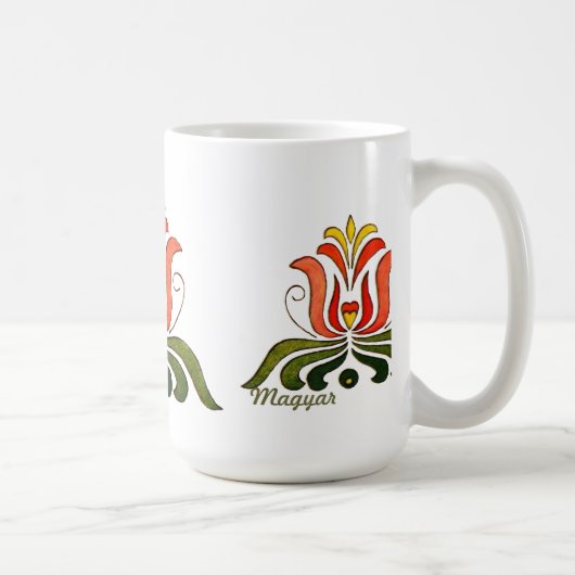 Mug Fleur folklorique hongroise (Droite)