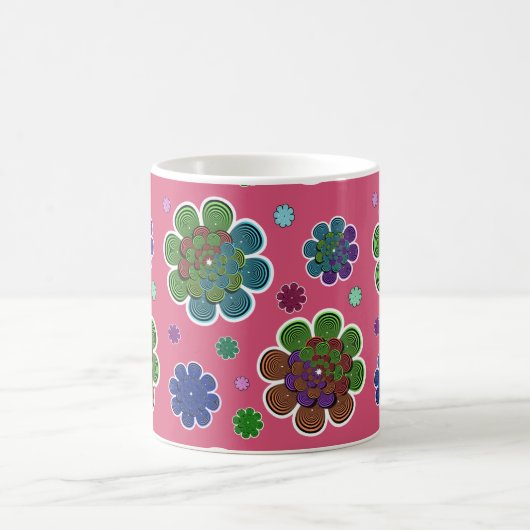 Mug Fleur fractale deux (Centre)