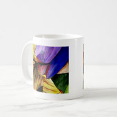 Mug Fleur Fritillaire violet couleur d'origine art (Devant gauche)