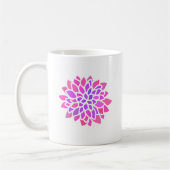Mug Fleur Hippie rose Rétro Moderne (Gauche)