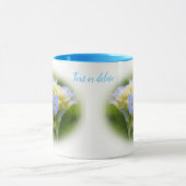 Mug Fleur Hydrangea douce personnalisée (Centre)