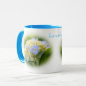 Mug Fleur Hydrangea douce personnalisée (Devant gauche)