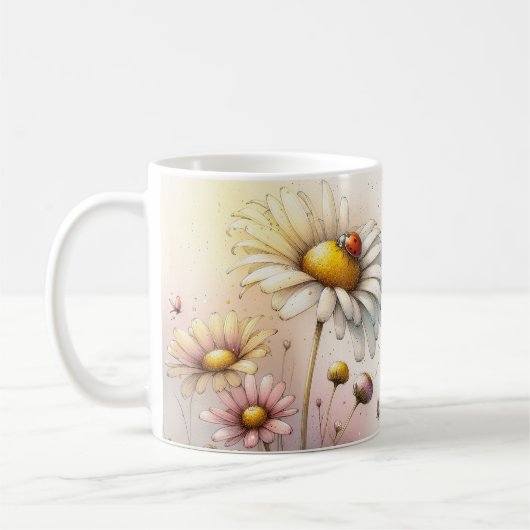 Mug Fleur Inspirante (Gauche)