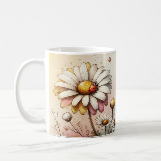 Mug Fleur Inspirante (Gauche)
