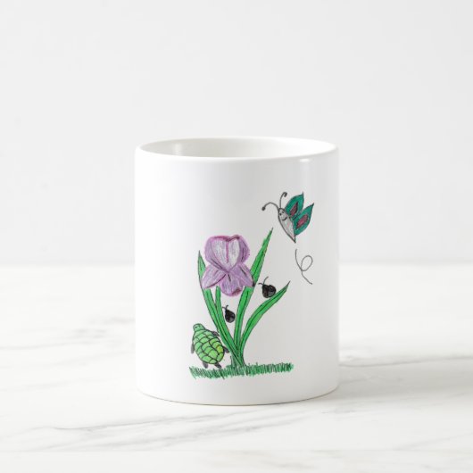 Mug Fleur Iris Violet (Centre)