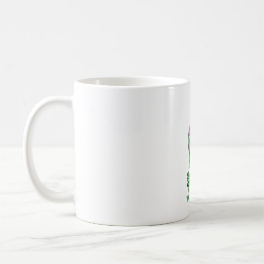 Mug Fleur Iris Violet (Gauche)
