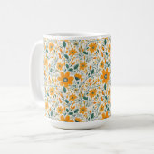 Mug Fleur jaune (Devant gauche)