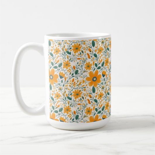 Mug Fleur jaune (Gauche)