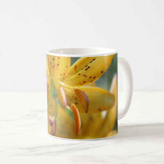 Mug Fleur jaune (Devant droit)