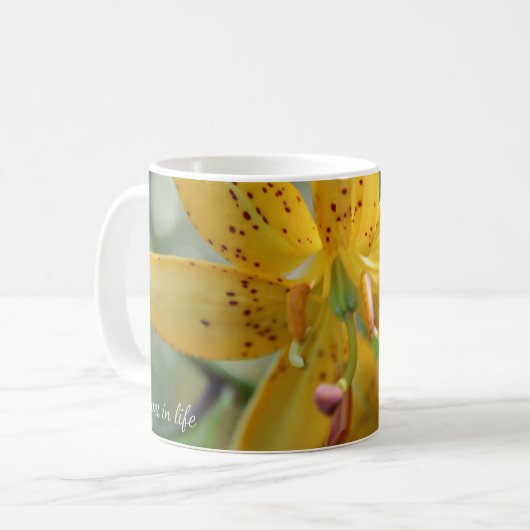 Mug Fleur jaune (Devant gauche)