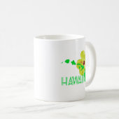 Mug Fleur jaune de ketmie d'îles hawaïennes (Devant droit)