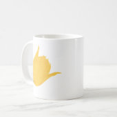 Mug fleur jaune de tulipe (Devant gauche)