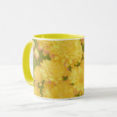 Mug Fleur Jaune maman Art Jardin Coupe de Musique (Devant gauche)