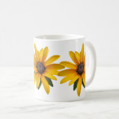 Mug Fleur Jaune Moderne Simple Noir Eyed Susan (Devant droit)