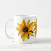 Mug Fleur Jaune Moderne Simple Noir Eyed Susan (Gauche)