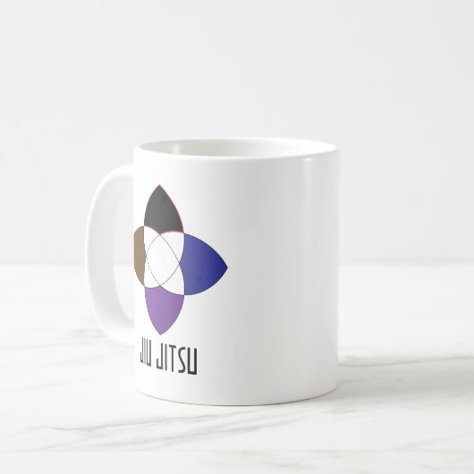 Mug Fleur Jiu Jitsu (Devant gauche)
