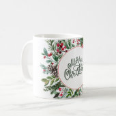 Mug Fleur Joyeux Noël (Devant gauche)