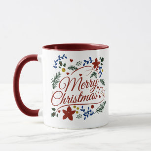 Mug Fleur Joyeux Noël